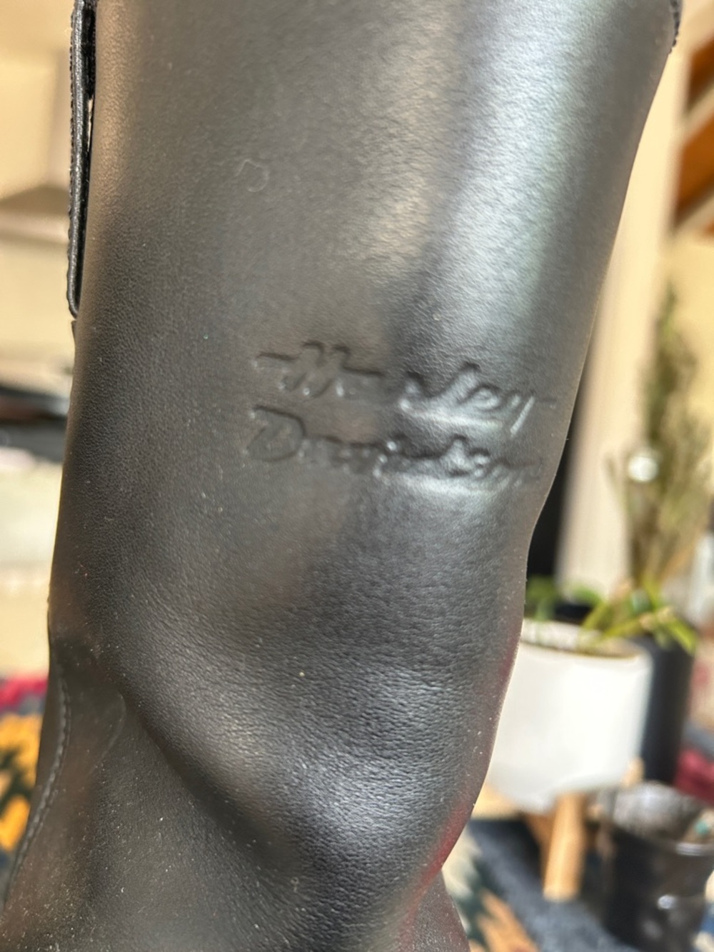 Harley-Davidson Black Leather Harness Moto Boots - Picture 6 of 6
